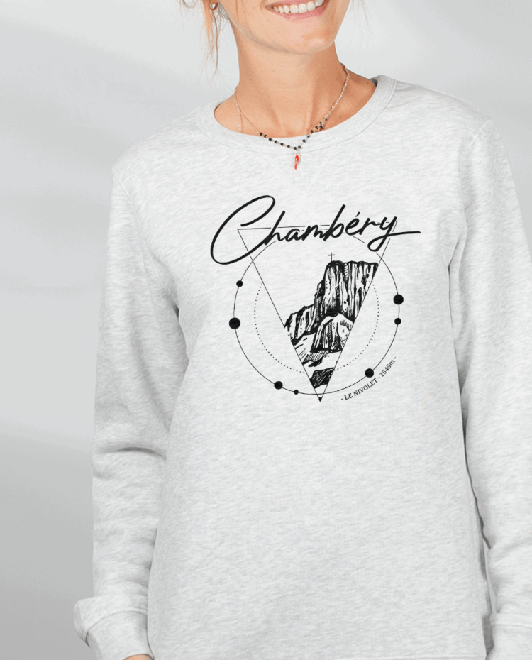 Pull Femme Blanc Chambery le nivolet