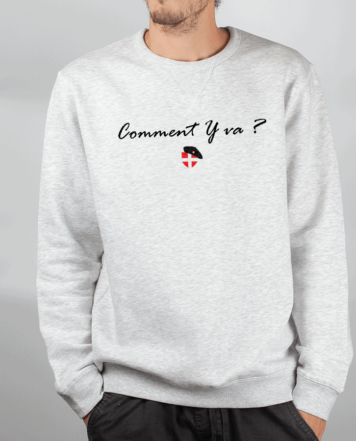 Pull Homme Blanc Comment y va