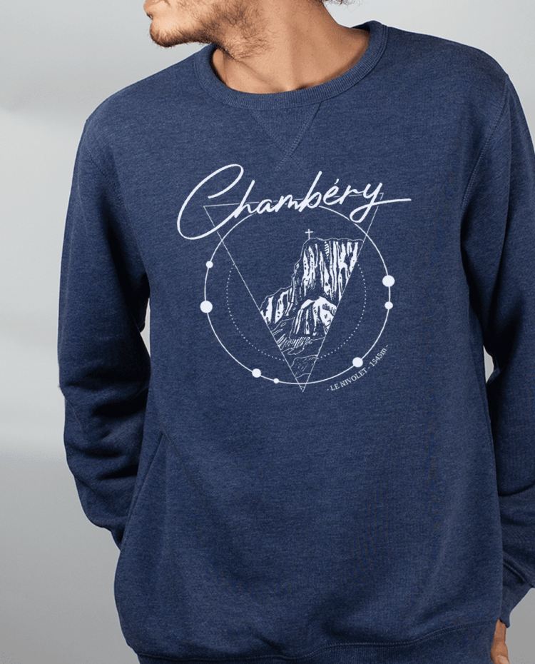 Pull Homme Bleu jean Chambery le nivolet