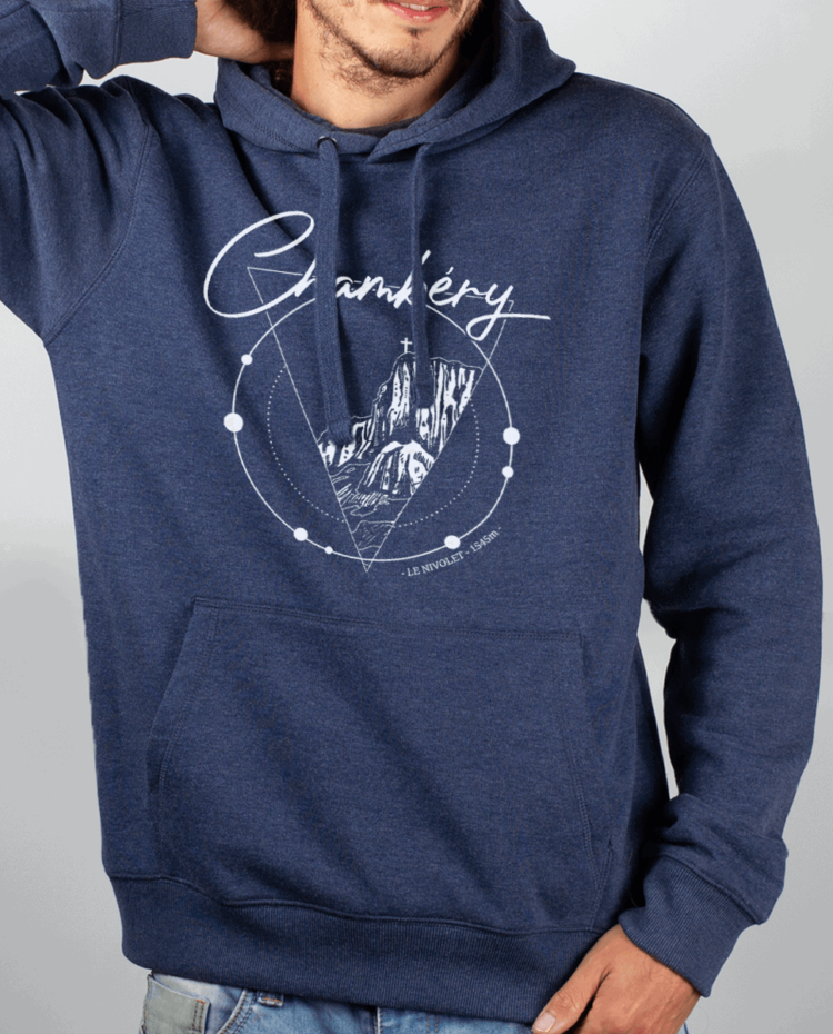 Sweat Homme Bleu Jean Chambery le nivolet