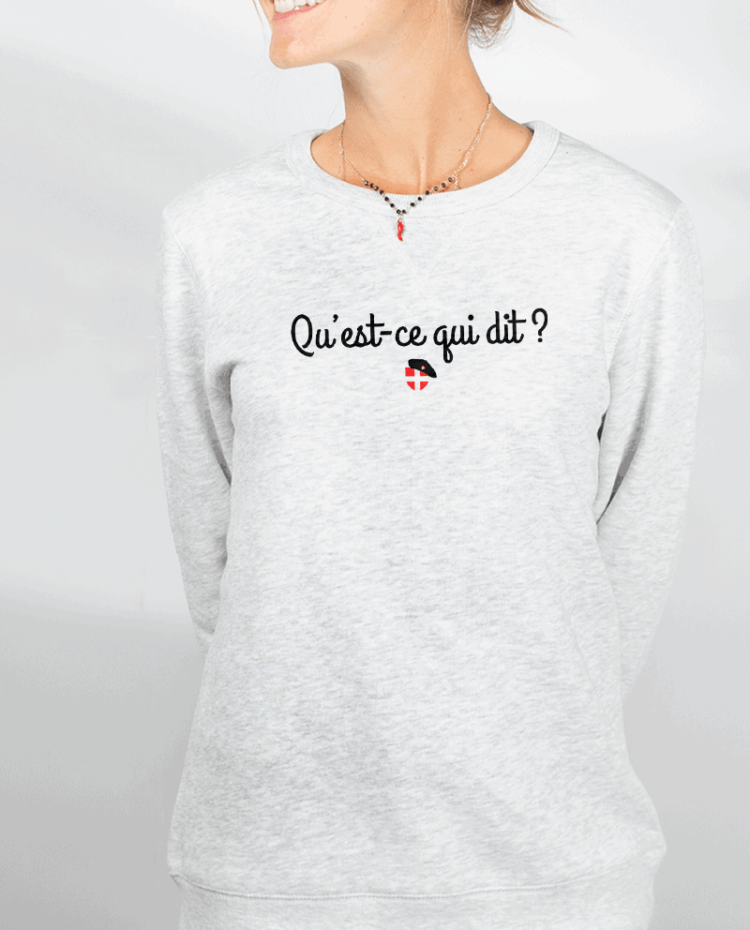 Pull Femme Blanc quest ce qui dit