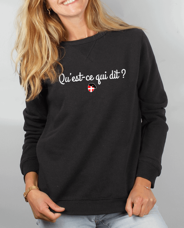 Pull Femme Noir quest ce qui dit