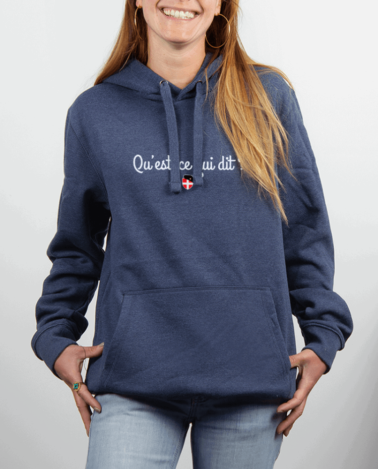 Sweat femme Bleu Jean quest ce qui dit