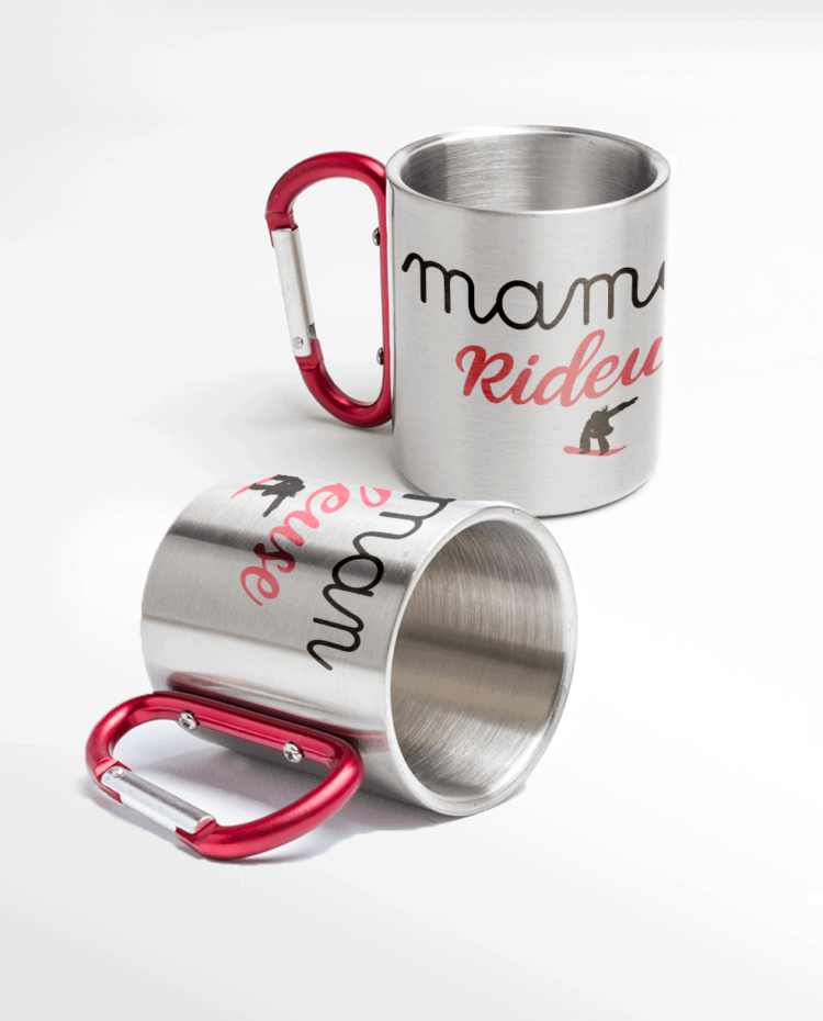 MUG INOX TREK maman Rideuse snow