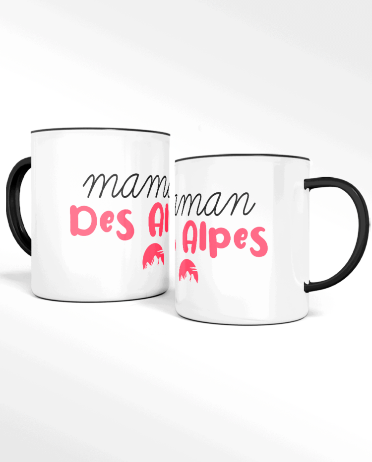 Mug CERAMIQUE montagne maman des alpes