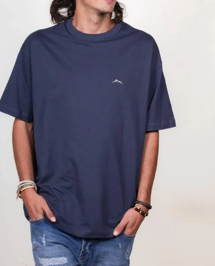 Oversize homme bleu royal montagne