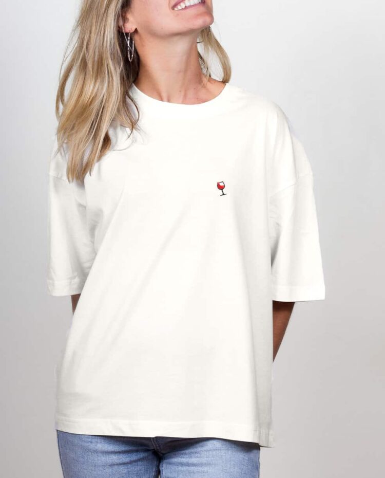 les savoyards t shirt Oversize Femme blanc