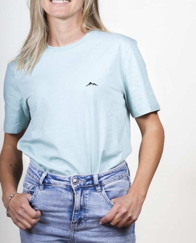 t shirt bio femme jade montagne