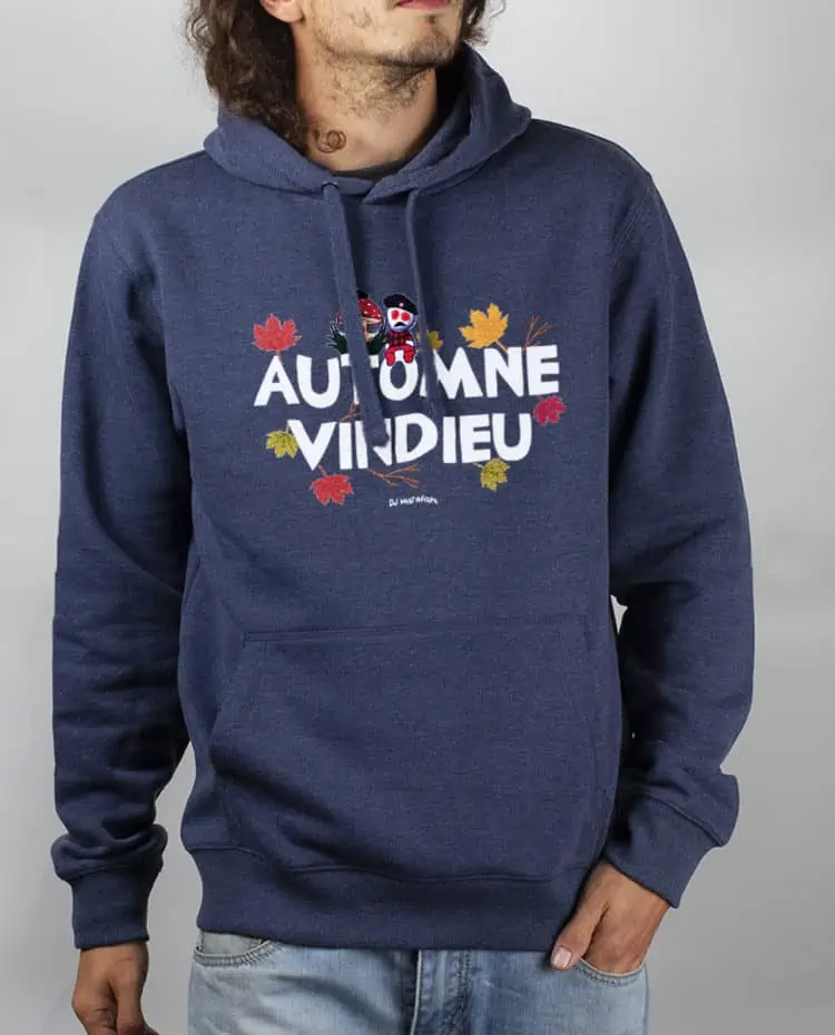 Sweat Homme Bleu Jean DJ Matafan Automne vindieu
