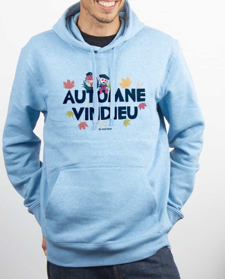 Sweat homme Bleu cie DJ Matafan Automne vindieu