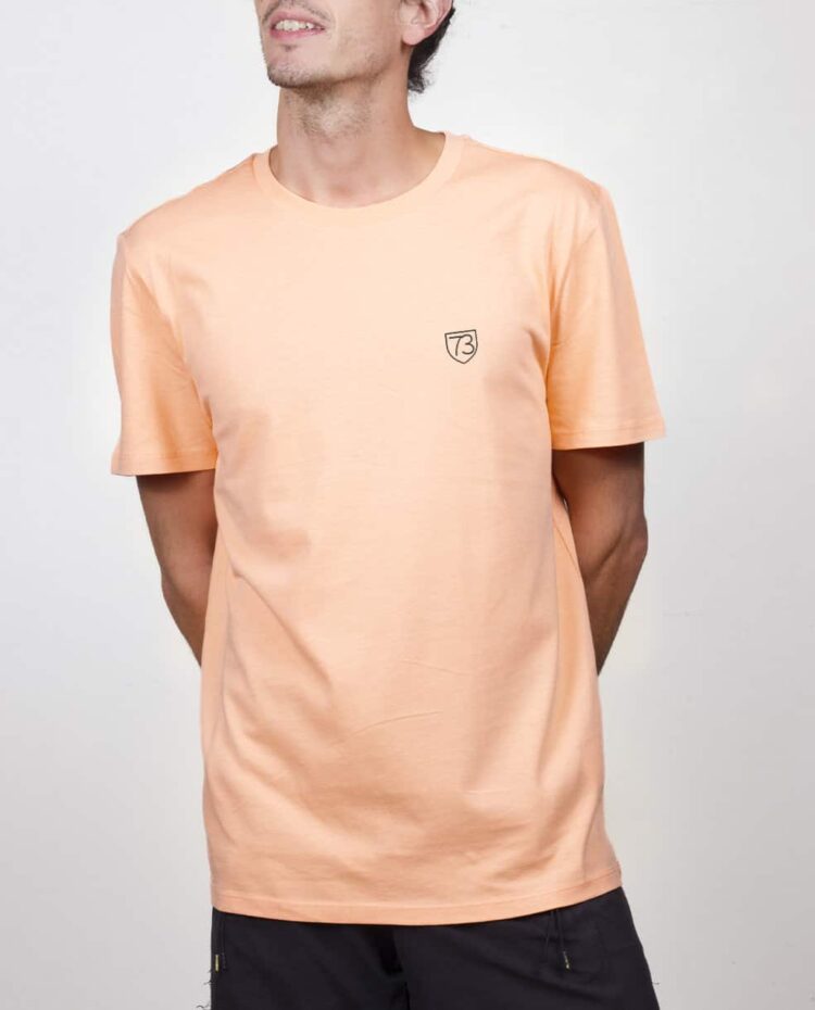 T shirt homme abricot73