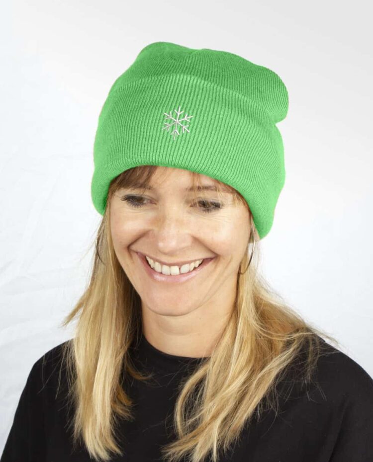 Bonne femme VERT neige