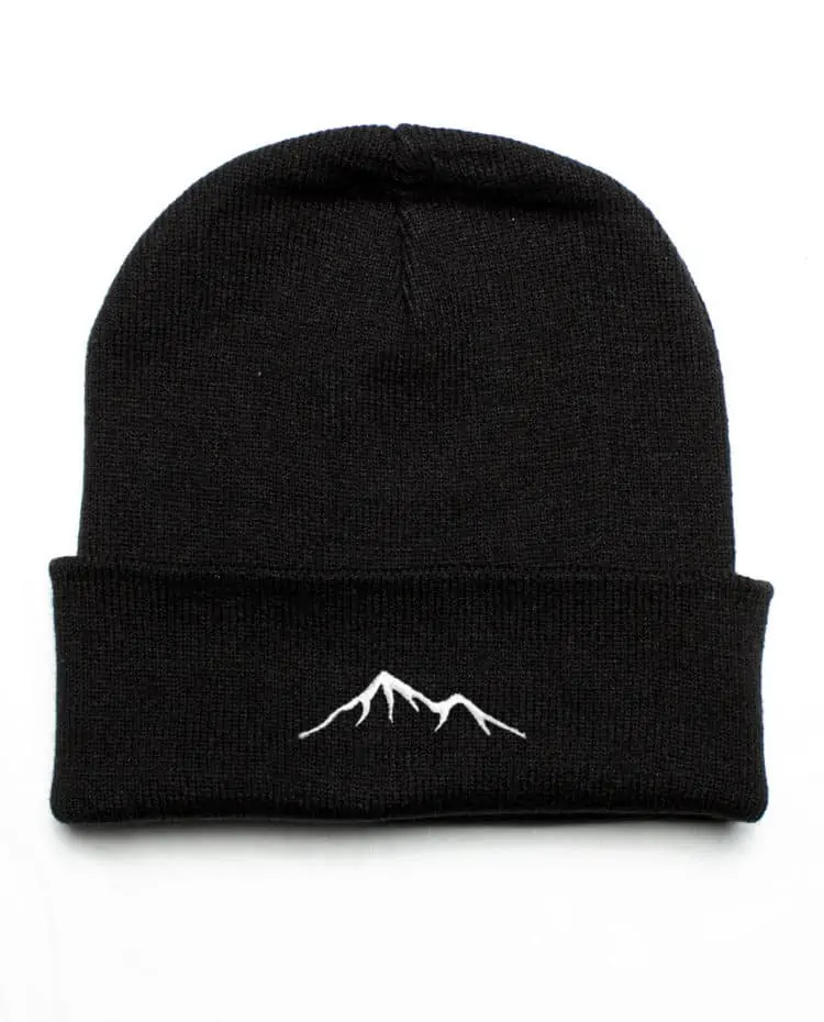 Bonnet noir face MONTAGNE