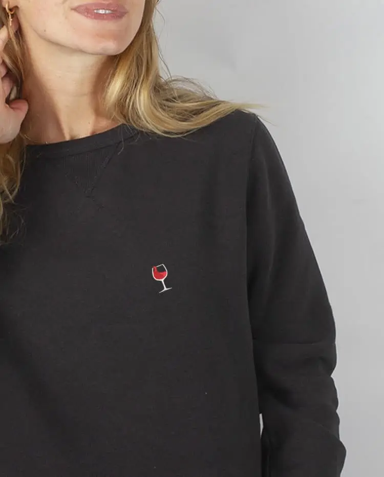 SweatShirt Femme Noir zoom