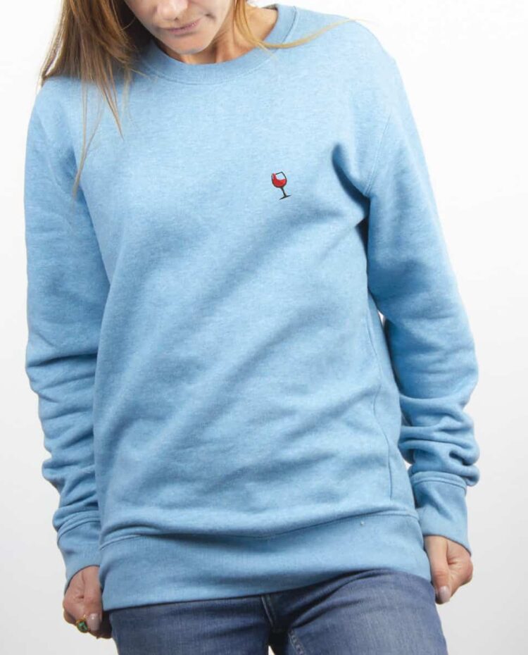 SweatShirt Femme bleu ciel