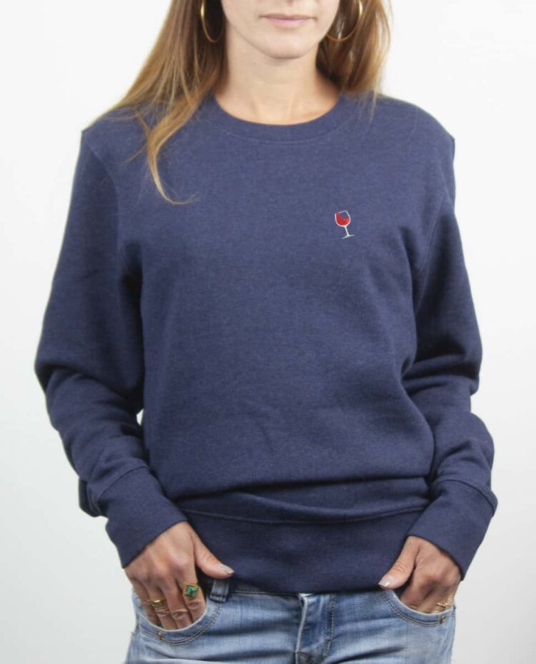 SweatShirt Femme bleu jean