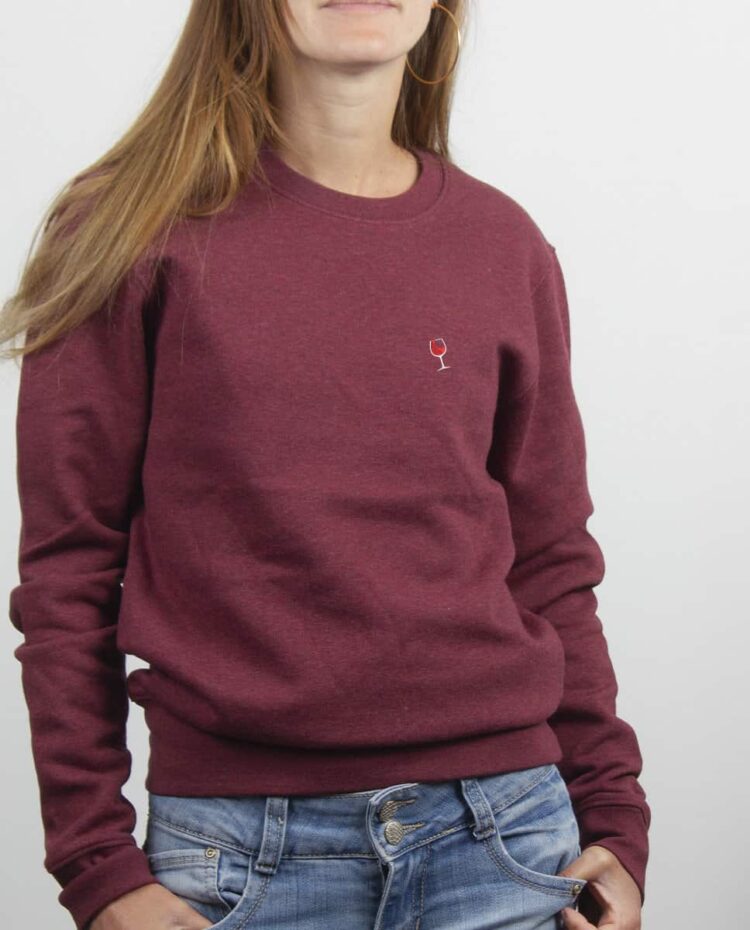 SweatShirt Femme bordeau