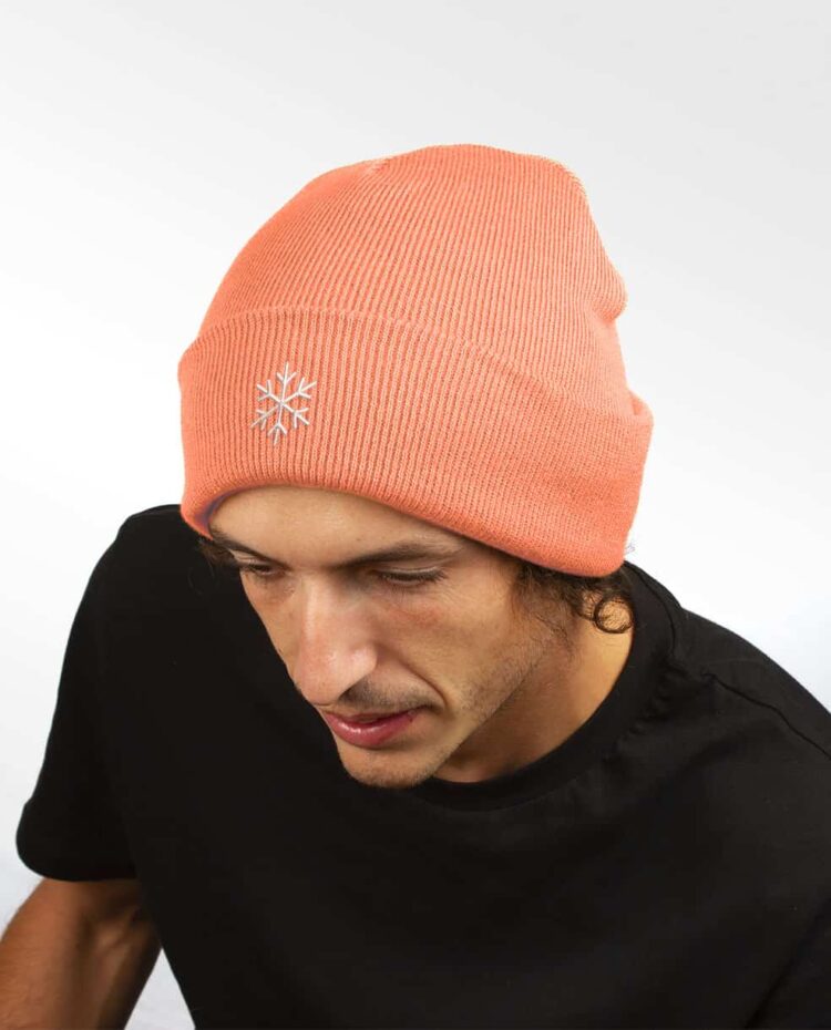 bonnet homme ROSE flocon neige