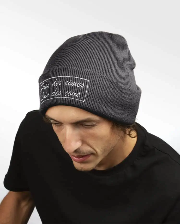 bonnet homme gris