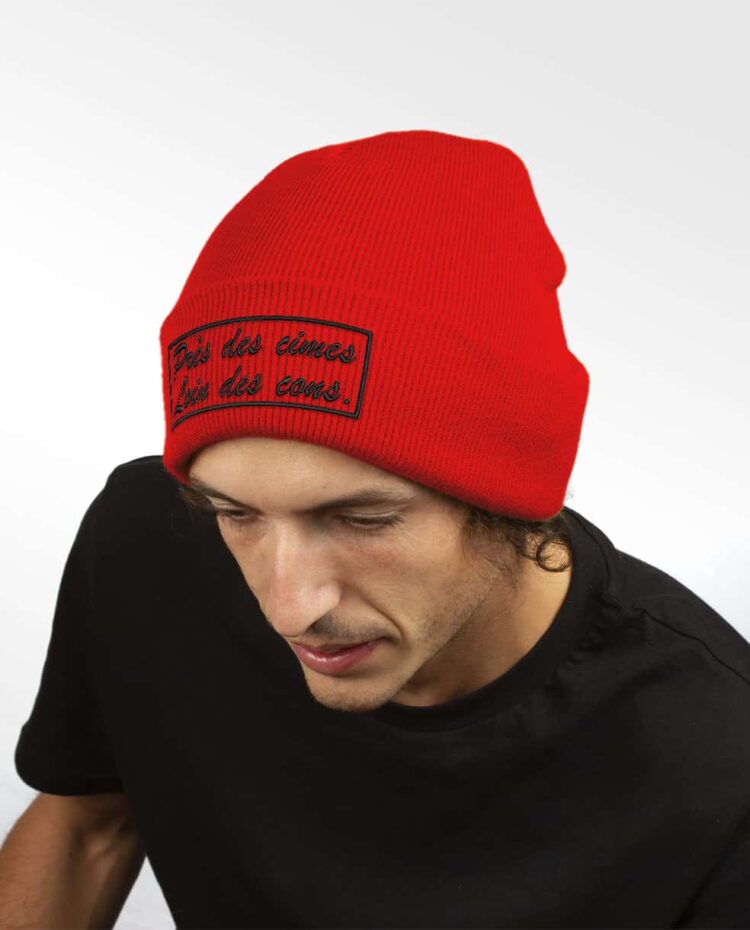 bonnet homme rouge 1