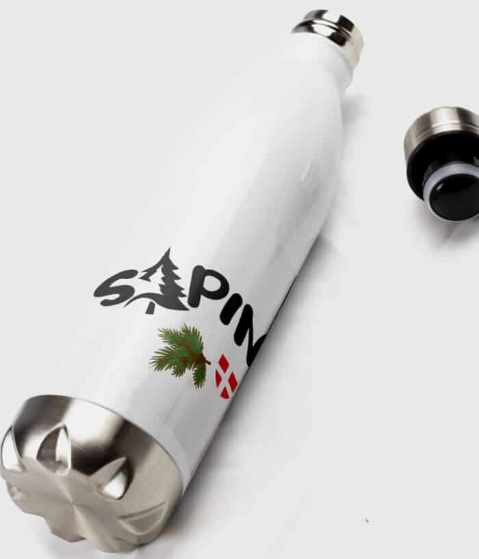 Gourde inox recto Sapinette 1