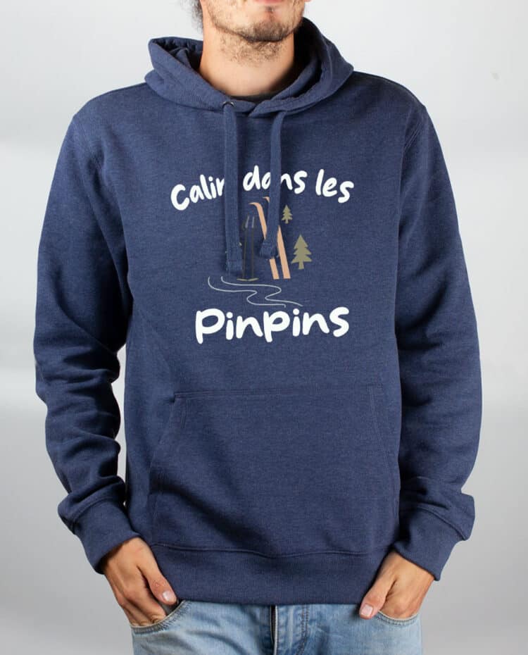 Sweat Homme Bleu Jean Calin dans les pinpins