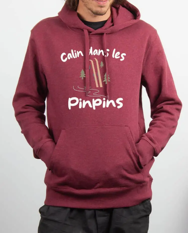 Sweat Homme Bordeau Calin dans les pinpins