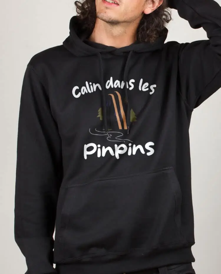 Sweat Homme Noir Calin dans les pinpins