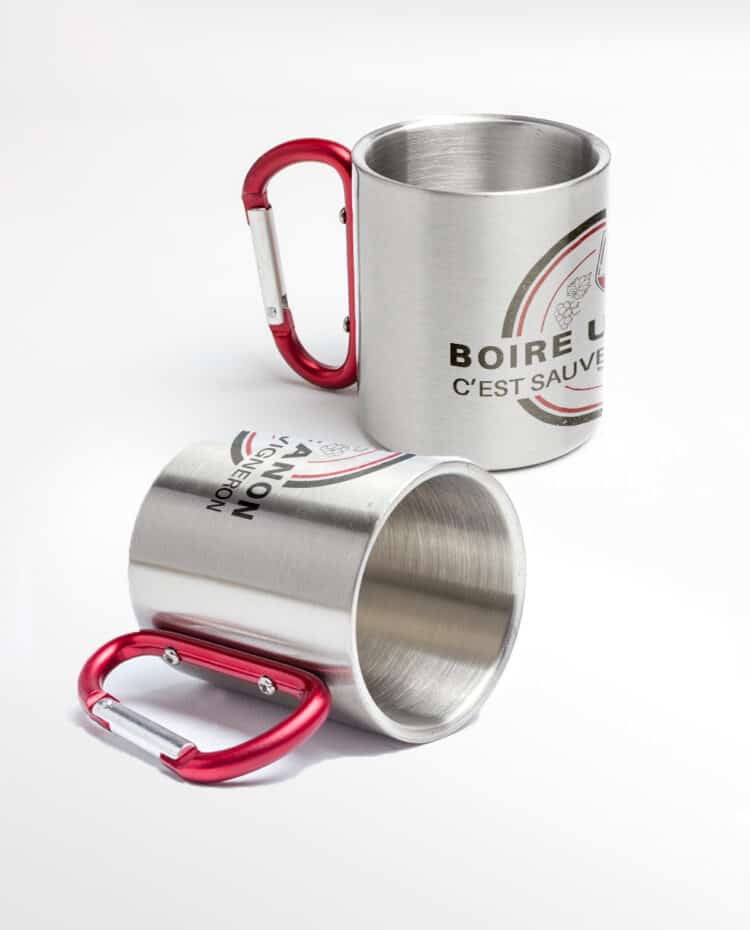 MUG INOX TREK boire un canon cest sauver un vigneron