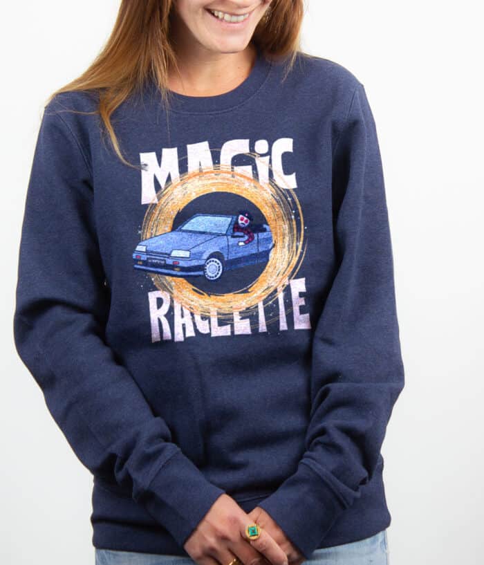 Pull Femme Bleu jean Magic Raclette