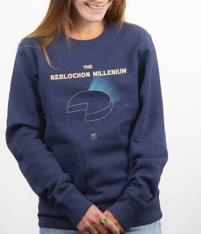 Pull Femme Bleu jean THE REBLOCHON MILLENIUM