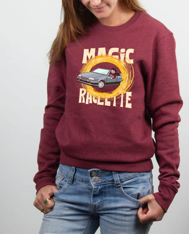 Pull Femme Bordeau Magic Raclette