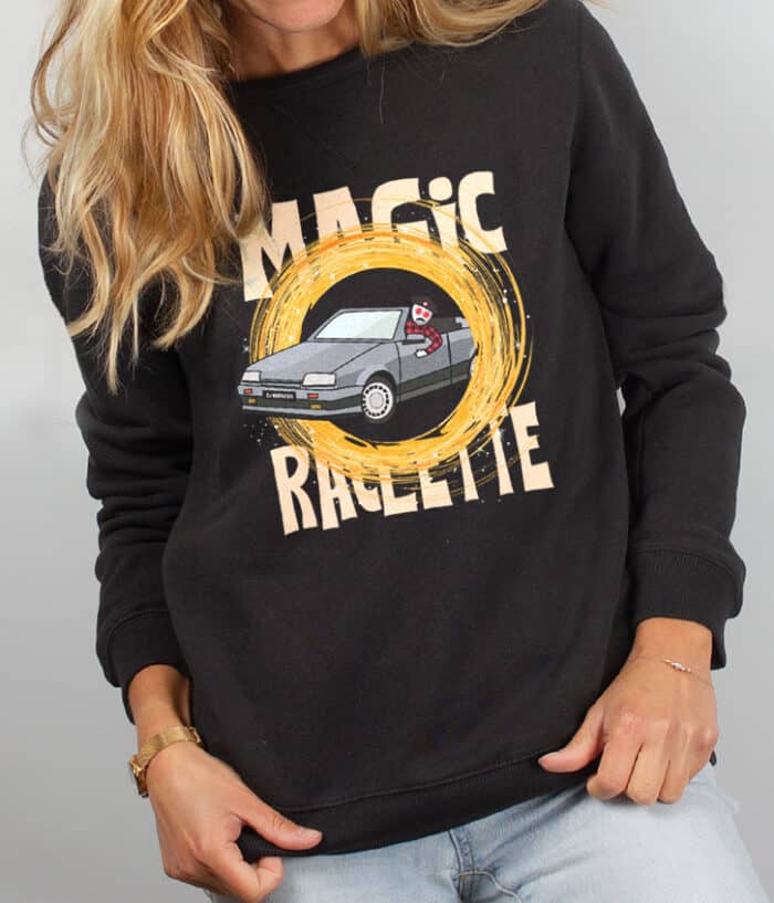 Pull Femme Noir Magic Raclette