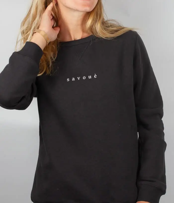 Pull Femme Noir savoue