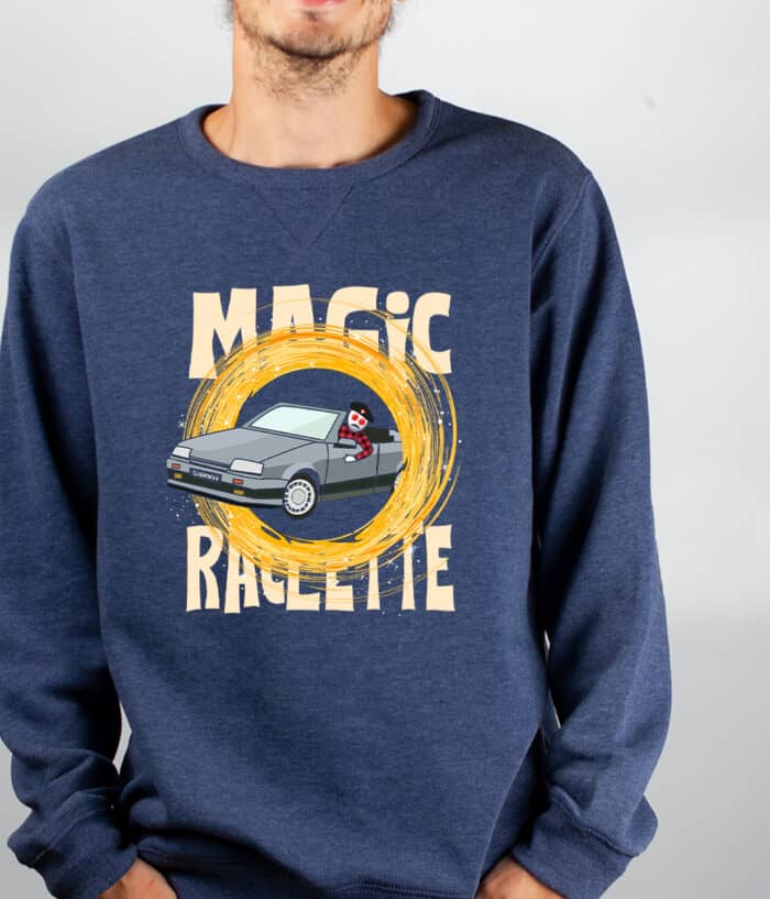 Pull Homme Bleu jean Magic Raclette