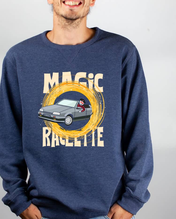 Pull Homme Bleu jean Magic Raclette