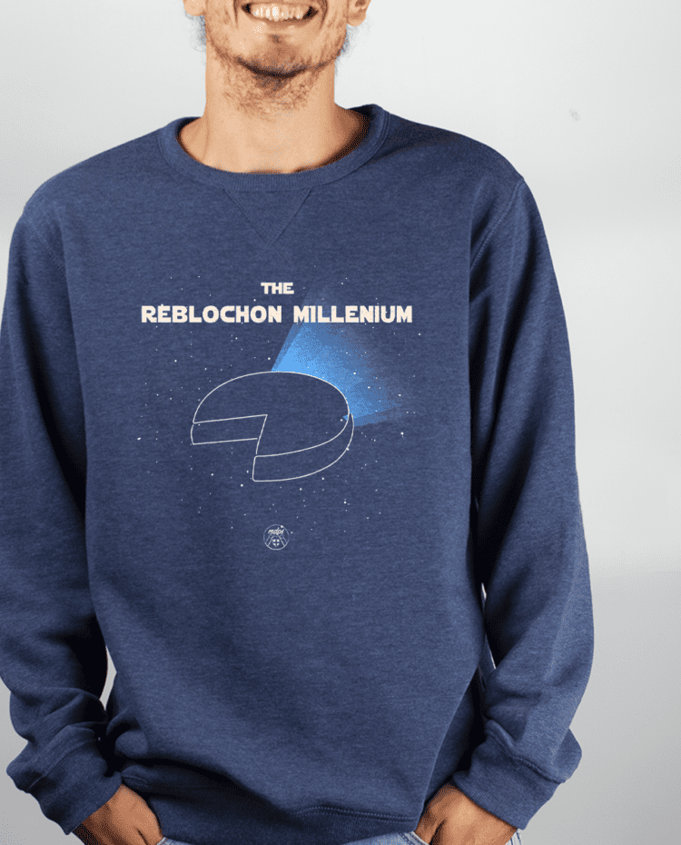 Pull Homme Bleu jean THE REBLOCHON MILLENIUM