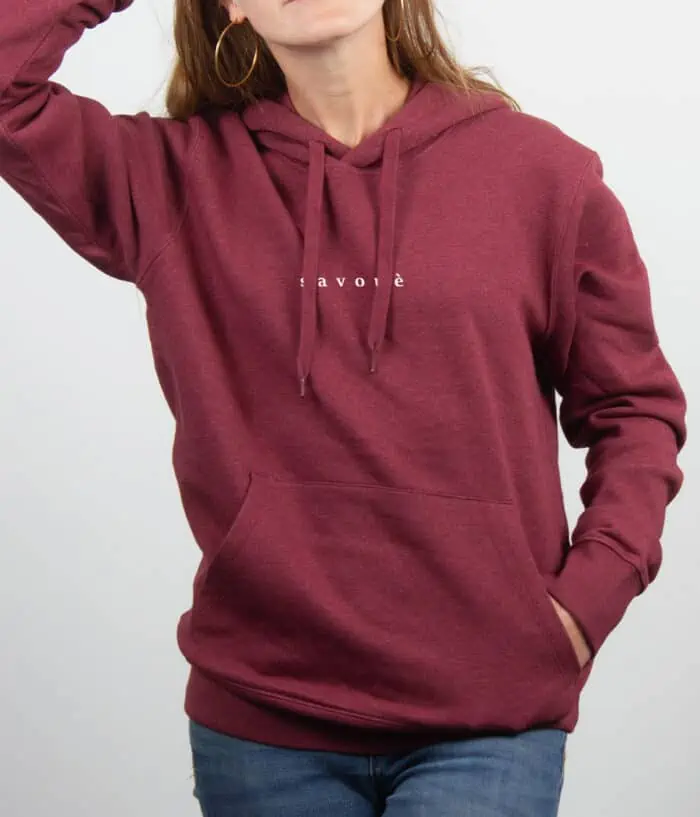 Sweat Femme Bordeau savoue