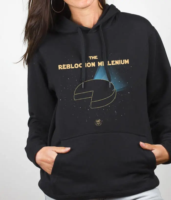 Sweat Femme Noir THE REBLOCHON MILLENIUM