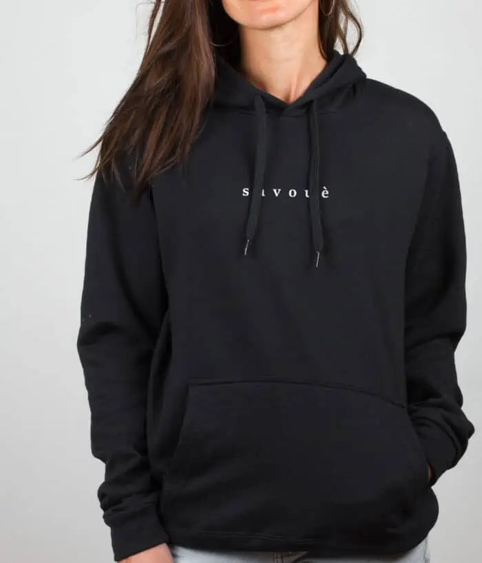 Sweat Femme Noir savoue