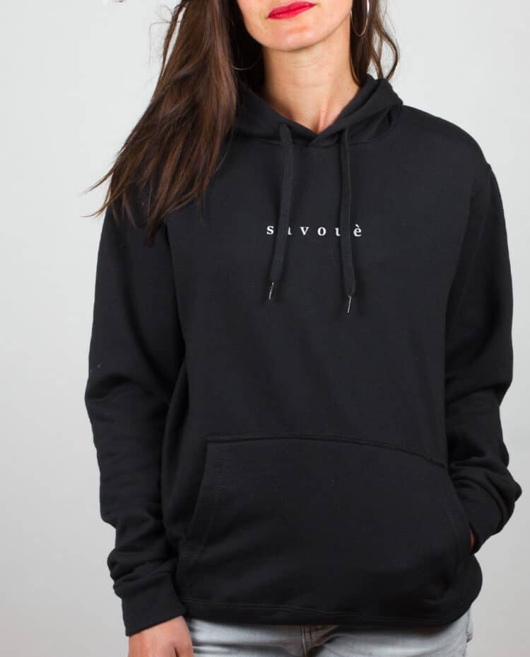 Sweat Femme Noir savoue