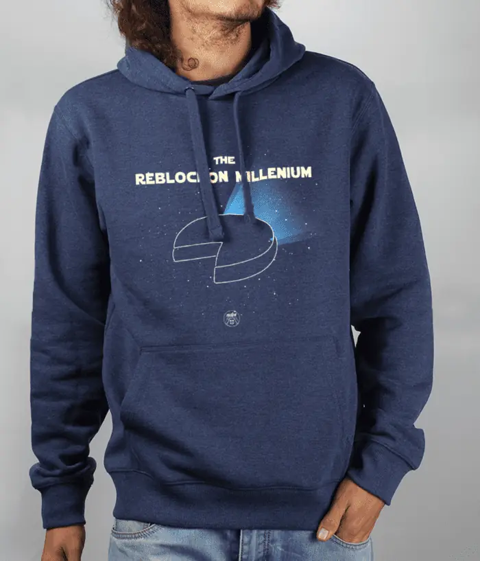 Sweat Homme Bleu Jean THE REBLOCHON MILLENIUM