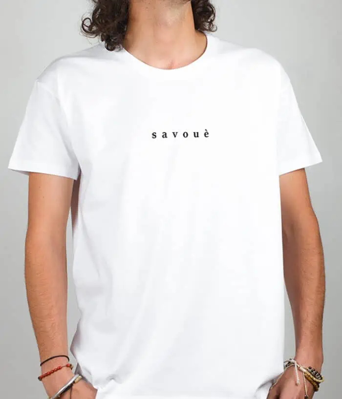 T shirt Homme Blanc savoue