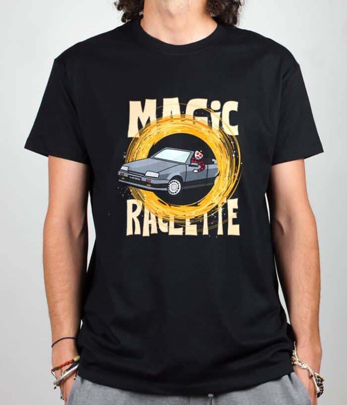 T shirt Homme Noir Magic Raclette