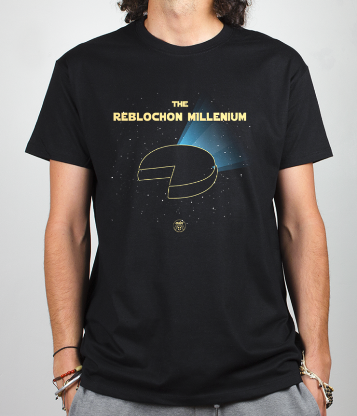T shirt Homme Noir THE REBLOCHON MILLENIUM