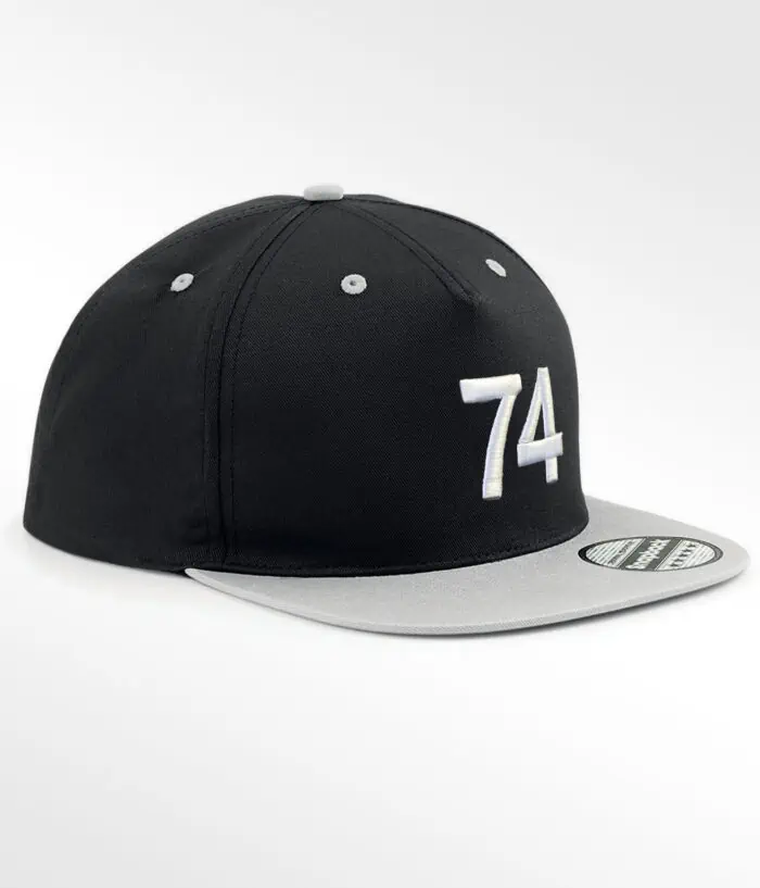 Casquette haute savoie Snapback Face Gris 74