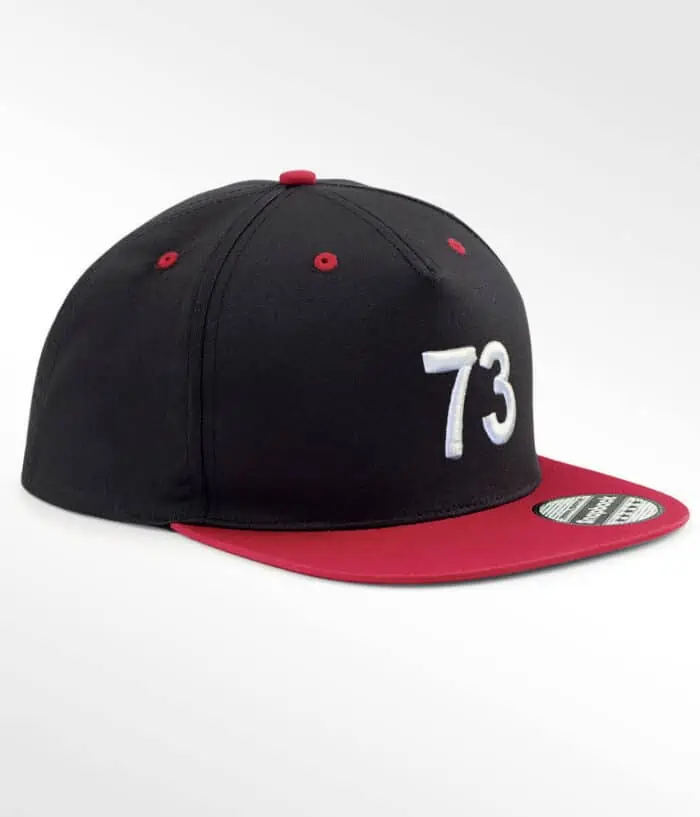 Casquette savoie Snapback Face rouge 73