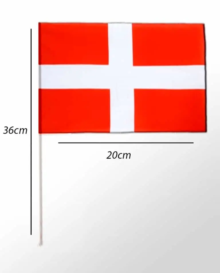 Mini drapeau dimensions