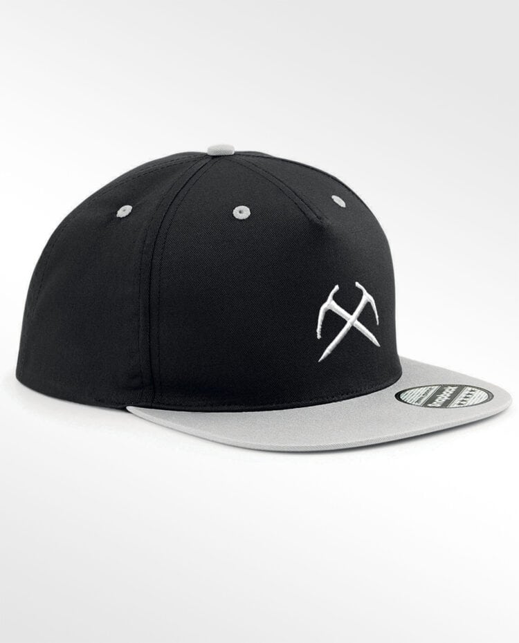 Casquette Snapback Face Gris Piolet alpiniste scaled