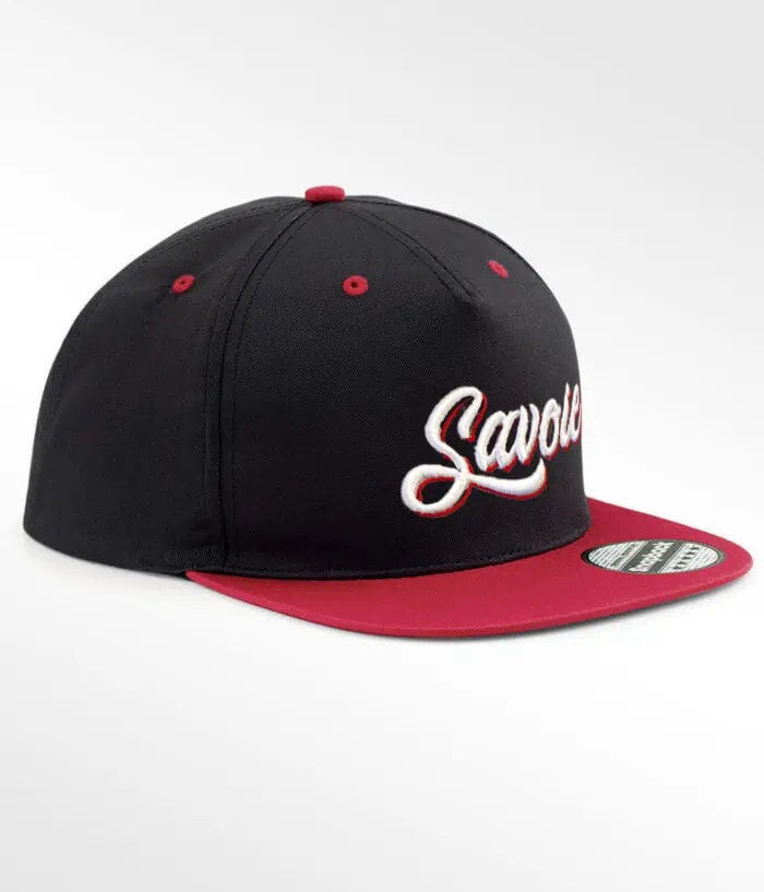 Casquette Snapback Face rouge Savoie 3D